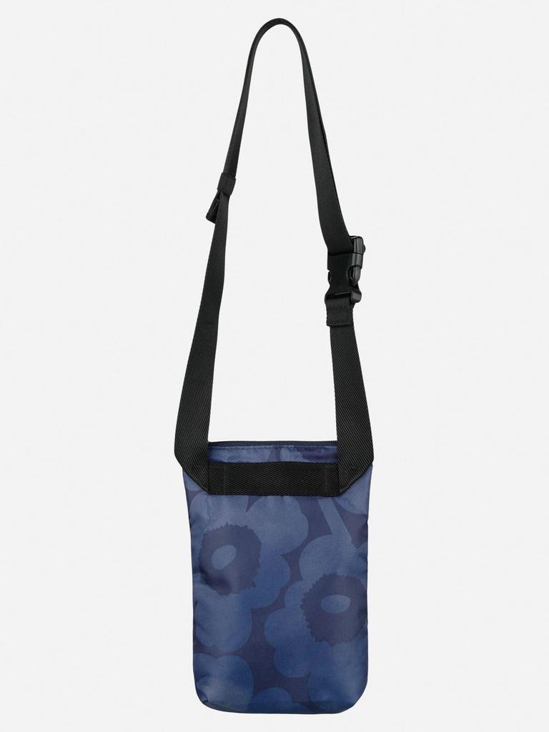 Marimekko Neat Phone Pocket Unikko Shoulder Bag, Women's, 52152254294378, Dark Blue X Blue
