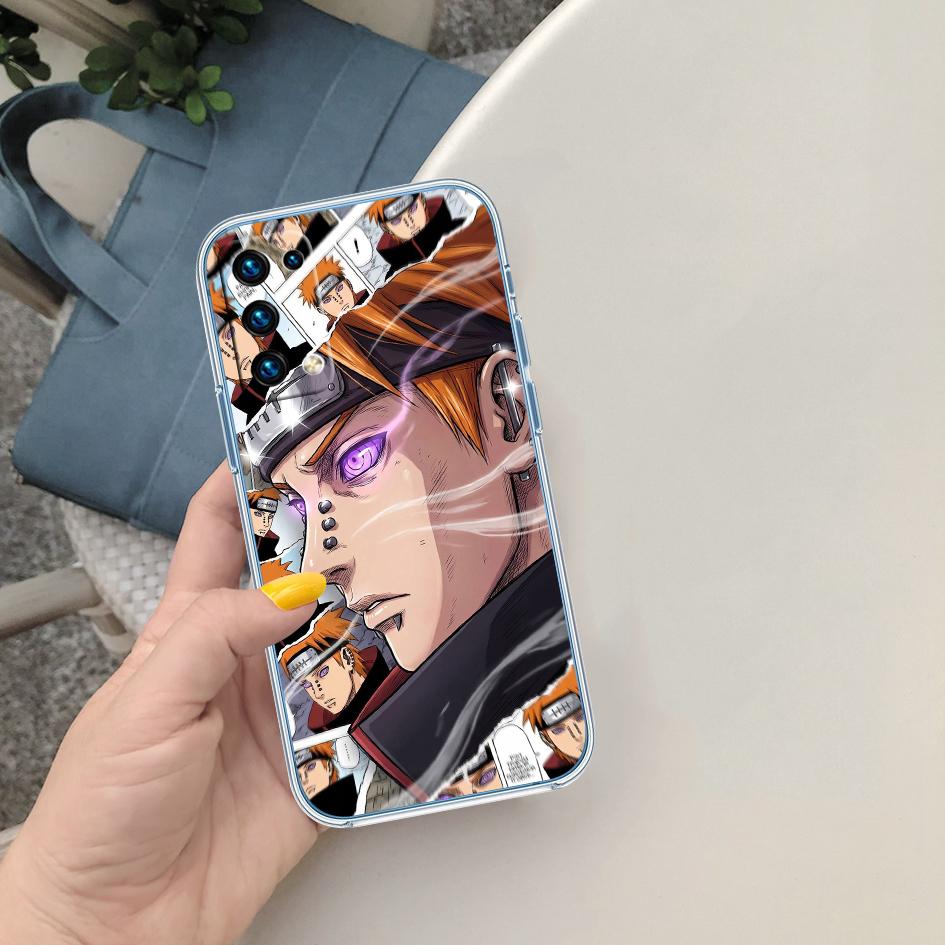 PP46 Naruto Akatsuki Soft Shell Transparent Phone Case for Samsung Galaxy A04 A04S A14 A23 A34 A54 M23 M33 M52 M53