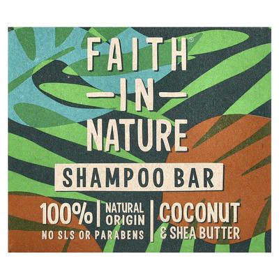 Faith in Nature, Shampoo-Bar, Kokosnuss und Sheabutter, 3 oz (85 g)