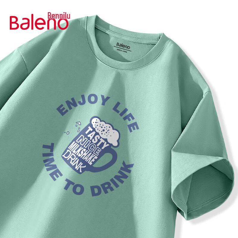 Baleno Unisex American Retro Print T-Shirt L