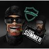 1PC summer sunscreen headgear men and women outdoor locomotive riding helmet lining headgear fishing funny face kini face mask