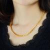 18K Gold Plated French Design Retro Necklace for Women
