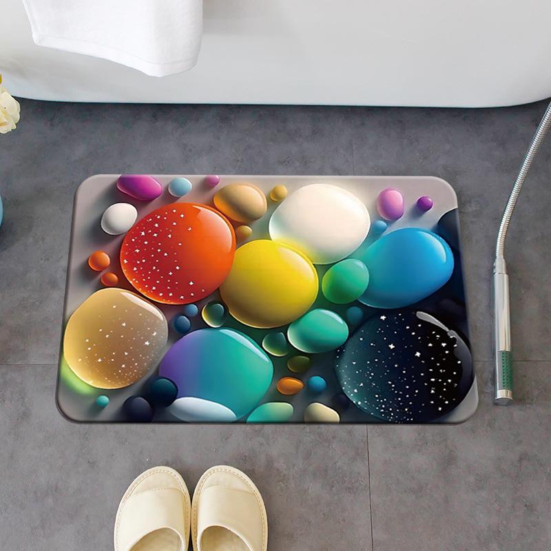 Diatom Mud Quick-Dry Anti-Slip Bathroom Floor Mat