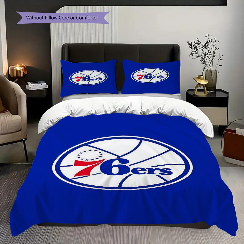 Philadelphia Ers National Emblem Bedding(1 * Duvet Cover + 2 * Pillowcase, Without core)Bedding Set Duvet Cover and Pillowcase
