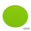Round Insulation Silicone Mat Non-Slip Heat-Resistant Anti-Scalding Honeycomb Microwave Oven Mat Pot Holder Thicken Coasters