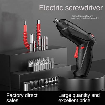 220V Elektrischer Schraubendreher Satz Haushalt Kleine Elektrische Bohrmaschine Wiederaufladbarer Schraube Mini Multifunktions Lithium Schraubendreher Hardware