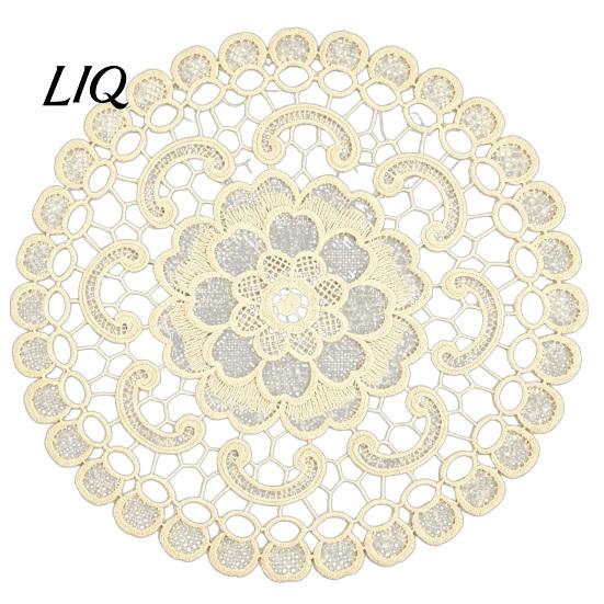 Dessus de table en tissu lavable pour la maison, Sets de table ronds en dentelle florale, Sous-verres brodés, Sets de table, Sets isolants thermiques, Décoration Rétro, Théière, Vase, Salle à manger