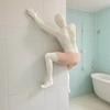 Wall Climbing Man Figurine Adhesive Climber Wall Decoration Modern Wall Art Climber Statue for Home Office Bedroom Living Room