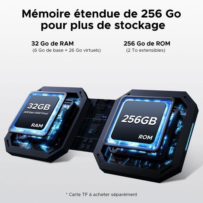 Smartphone Robust DOOGEE Blade 10 Pro Energy 32GB+256GB Ecran 6.56" HD+ 6150mAh Telefon Incasabil Dural SIM 4.5G/IP68 Roșu