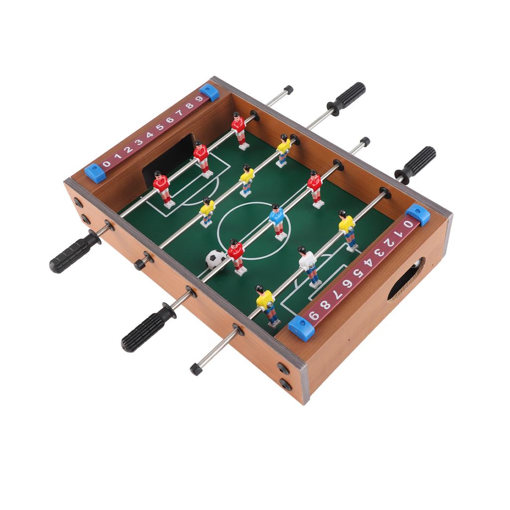 Kinder Tischfußball Spielset mit 2 Bällen Interaktiver 4-Reihen Tischfußball für Erwachsene Kinder