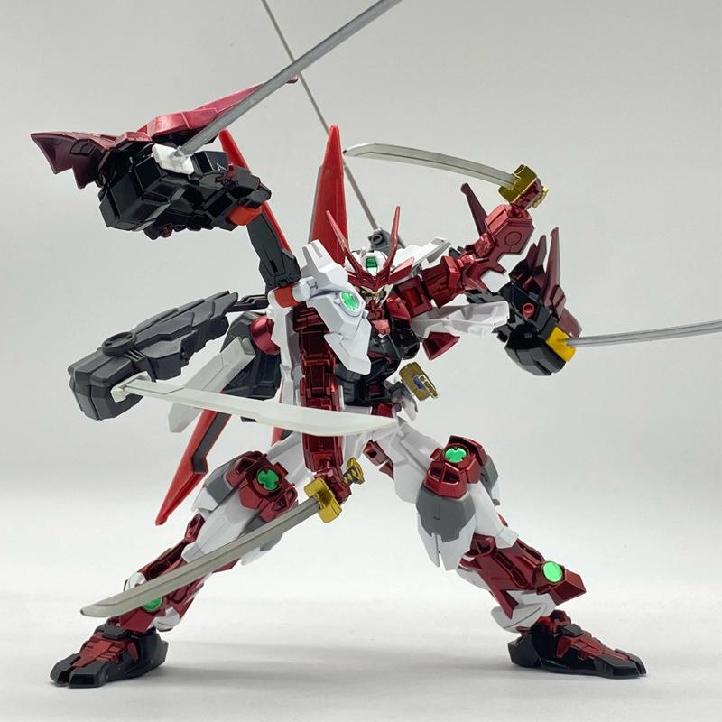 Sengoku Astray Red Frame Actiefiguur Hg 1/144 Montage Model Gewrichtsmobiliteit Verzamelbare Speelgoed Ornament Poppetje Kind Verjaardagscadeau