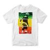 Bob Marley Playing Football T-Shirt, Men's and Women's Sizes (BOB-90224)