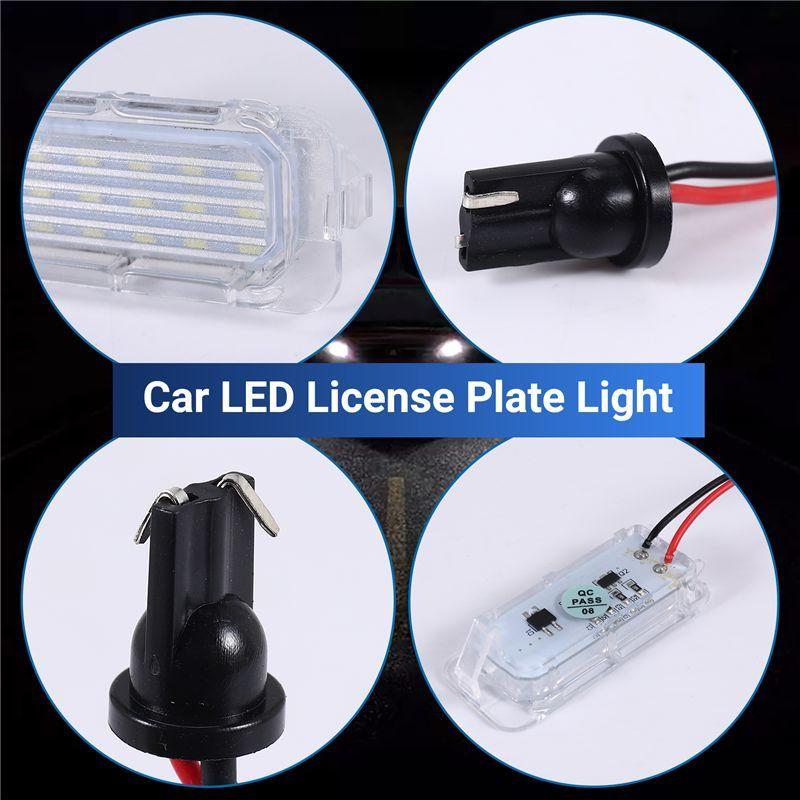 Precise Car LED License Plate Light For Jaguar XF X250 XJ X351