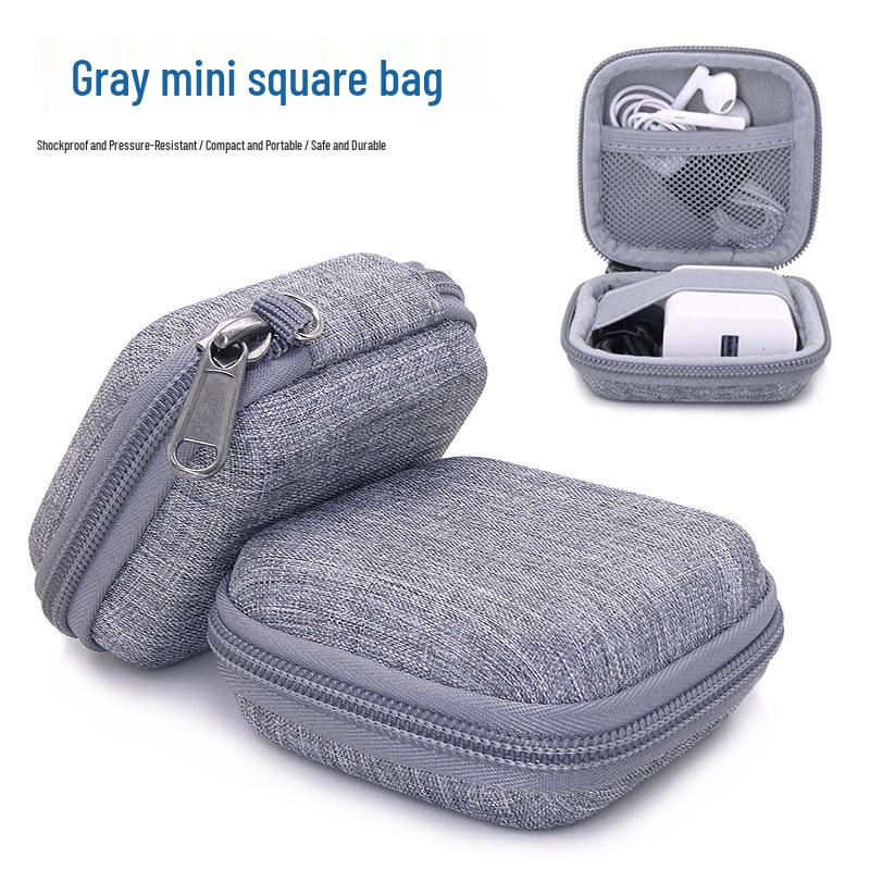In-Stock EVA Hard Shell Laptop Power Bank & Earphone Case with USB Drive Storage