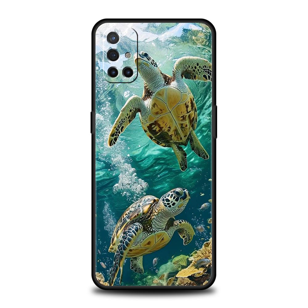 

Phone Case For OnePlus 13 12 11 10 9 Pro 9T 13R 12R 10R 9R 9RT 10T 8T 8 Nord 2T CE 2 3 5G N200 N30 Soft Cover Cool Ocean Turtle OnePlus 10R