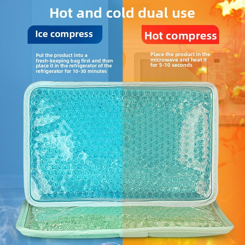 Kalt- und Warmkompresse Gelkugel Eisbeutel PVC Doppelseitiges Kissen Kalt- und Warmkompresse Wärmepack Gurt Handlicher Eisbeutel Schutzausrüstung