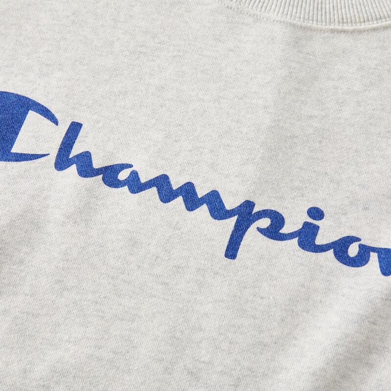 Champion Men's American Script Logo Crewneck Sweatshirt