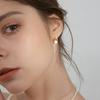 Pearl Drop Earrings For Women Gold Color Wedding Jewelry Simple Dangle Earring Jewelry Gift