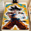 Dragon Ball Charaktere Druck Flanelldecke, Hohe Qualität, Bequem für Alle Jahreszeiten, Heimdekoration, Wärme und Komfort, Perfekt für Weihnachtsgeschenke