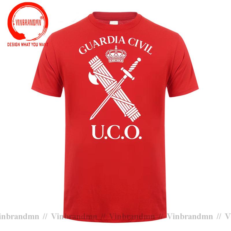 Uco Guardia Civil Espaa Polica T Shirt Unisex Spain Guardia Civil Tshirt Unisex Military Army Summer Streetwear Tops Tee Shirt