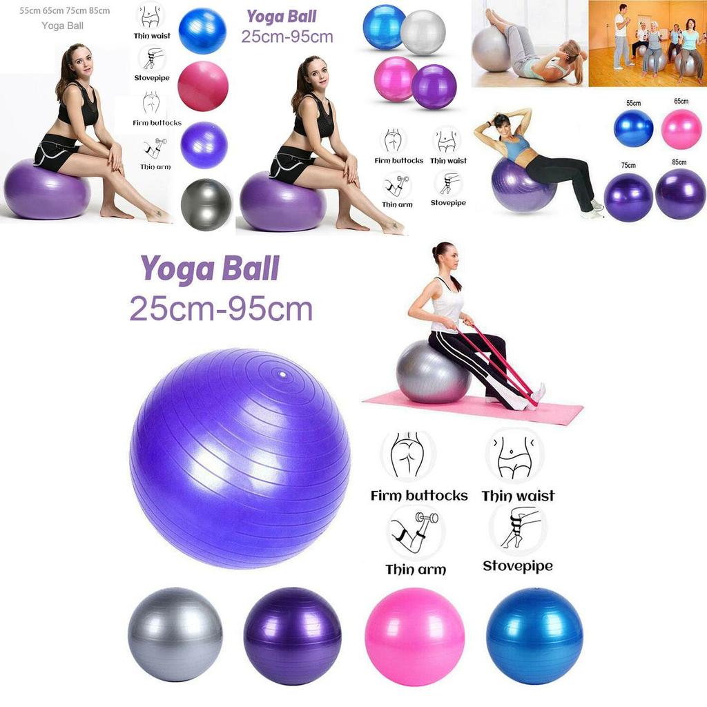 Träning Anti-Burst Träningsyogaboll Fitness Pilates Formning Sport Balans