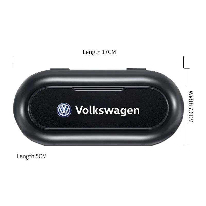 Für VOLKSWAGEN VW 2025 Heißer Brillenhalter Auto Sonnenblende Brillenetui Organizer Brillenaufbewahrungsbox Für Volkswagen Golf-6 7 4 5 P 3TGDS