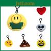 Expression Keychain Mini Plush Pendant Cute Emoji Stuffed Doll Decoration Gift