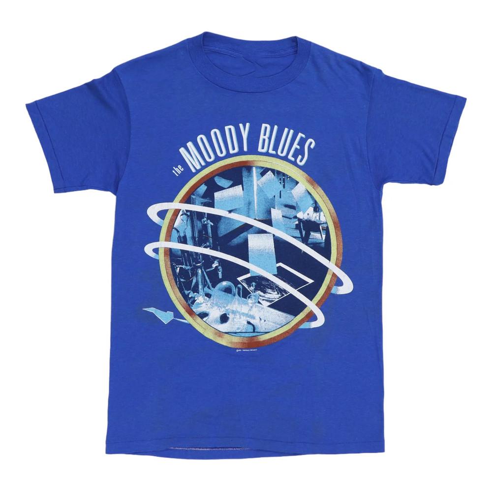 THE MOODY BLUES Band Retro Heavy Cotton Blue All Size Shirt SE484 Unisex T-Shirt XXL