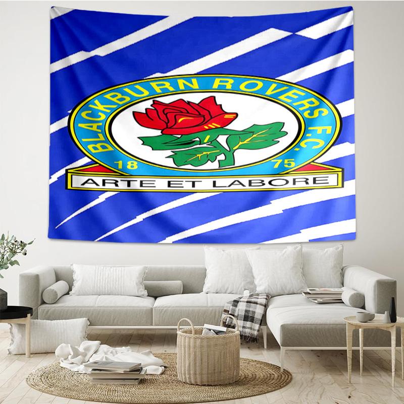 1PC Rovers Crest Football Club Printed Tapestry Room Decoration Wall Hanging for Living Room Bedroom, dormitory, Birthday and Christmas gifts