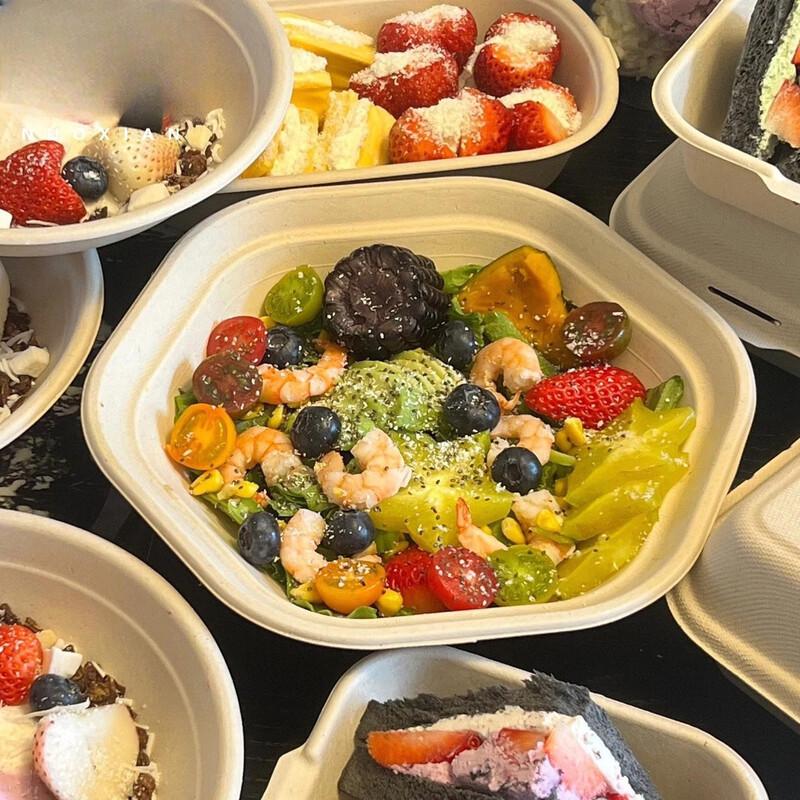 850ml Thickened Disposable Pulp Oval Food Containers (No Lid, 100-Pack)