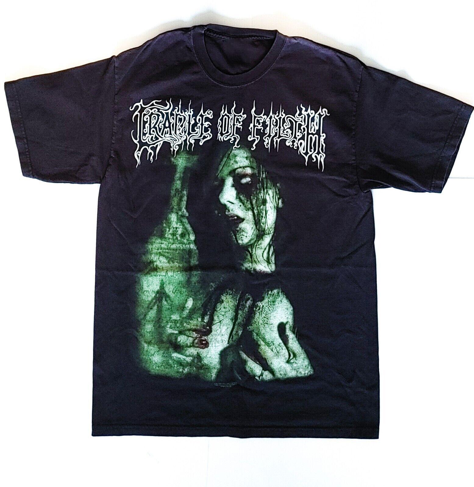 VTG Murder in the Thirst Hanes Cradle of Filth Shirt Black Unisex S-5XL EM0380 S
