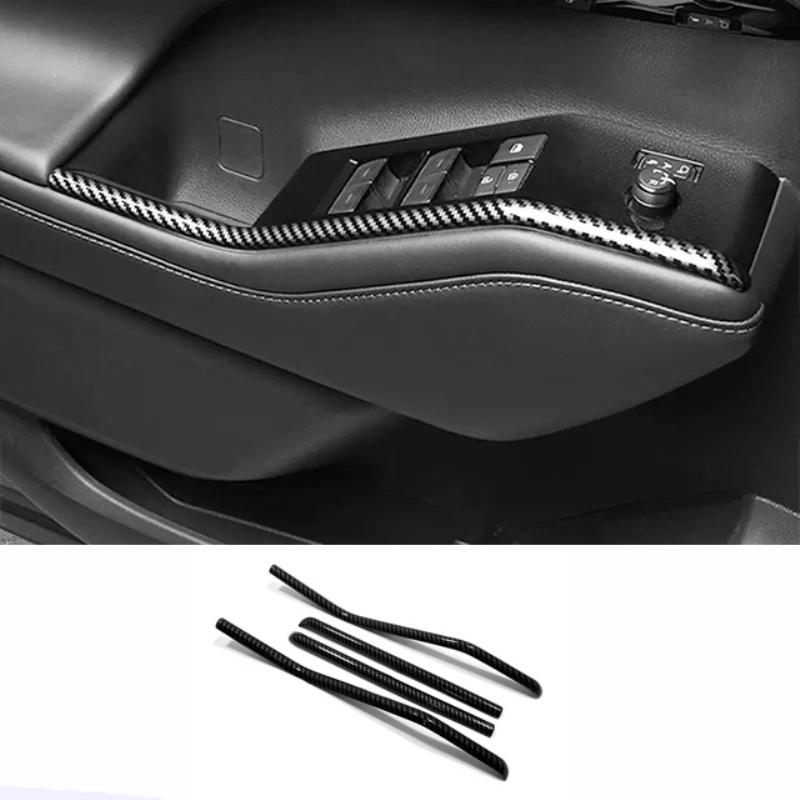 For Toyota Highlander    ABS carbonfiber look window lift swtich trument Console Gear Water Cup  Air Vent Trims