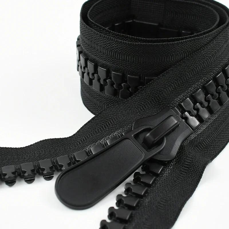 Meetee 20# 60-100cm Pryskyřičný zip Extra velký rozepínací zipy Kabát Bunda Stan Zipy Uzávěr Sada na opravu Oblečení Šicí příslušenství