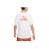 Nike Trail Dri-Fit Scenic Print Crew Neck Short Sleeve T-Shirt Men Tops White FD0121-100
