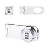 Multipurpose Without Key Bifold Door Lock Combination Twist Knob Hasp Latches for Cabinet and Closet Double Door
