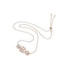 Swarovski Generation White Rose Gold Tone Crystal Necklace Women necklace 5636589