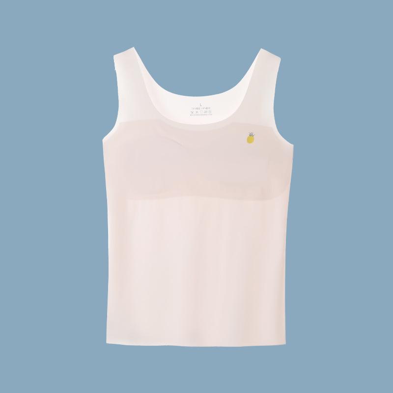 Girls' Anti-Nipple Show Vest: Long Wide-Strap Training Bra for Junior and Senior High School Students