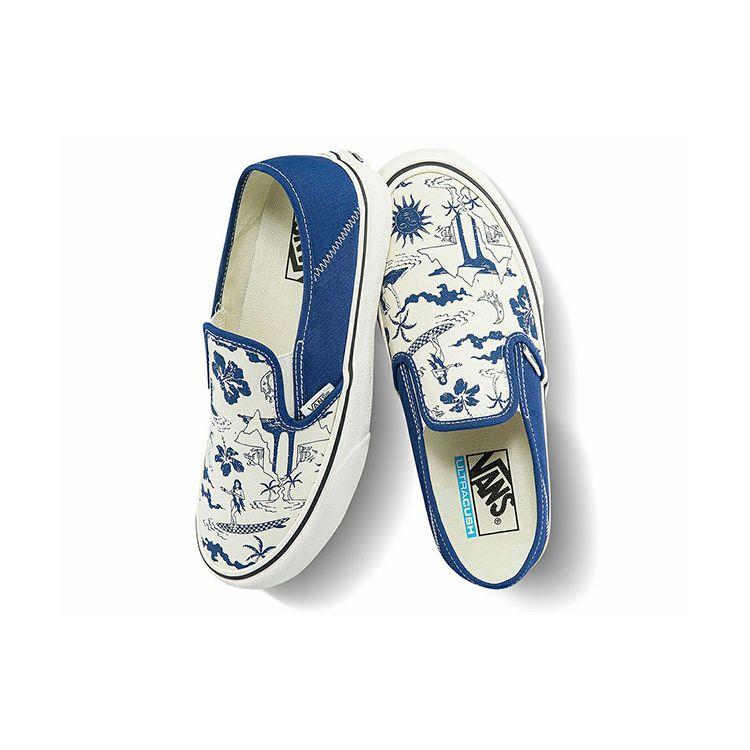 Vans Slip-On SF Funny Printing True Navy Unisex Sneakers VN0A5HYQAXV