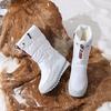 TUINANLE Winter Men's Large Size Plus Velvet Rubber Bottom Winter Shoes Men's Winter Snow Boots High Top