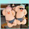 Hair Pig Plush Toy Cute Cartoon Animal Doll Kids Birthday Gift Room Decoration