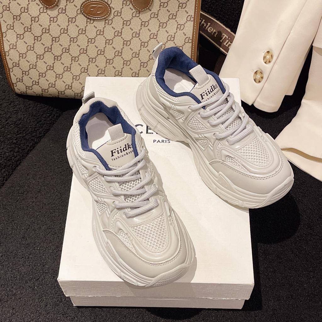 Platform Casual Sports Shoes Women's Autumn Breathable 2025 Spring and Autumn New Popular Dad Shoes Women's Versatile Running Shoes Tide