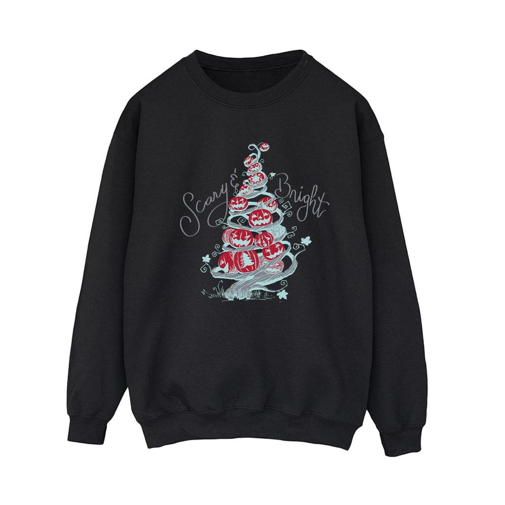 Disney Womens/Ladies The Nightmare Before Christmas Scary & Bright Sweatshirt