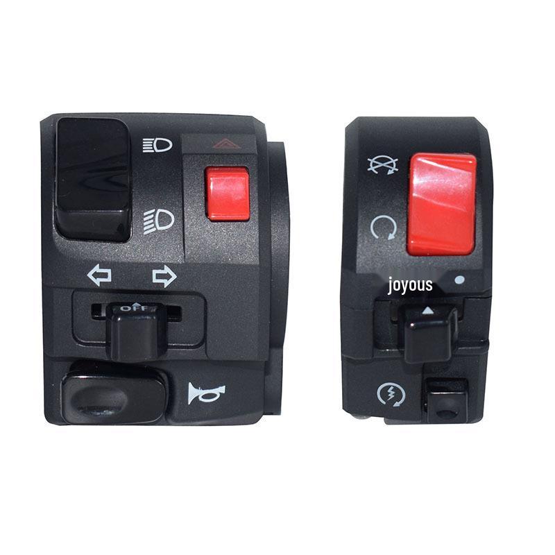 Motorcycle Switch for Huanglong BN300/BN600 Handlebars, Headlight Wiring Modification Required