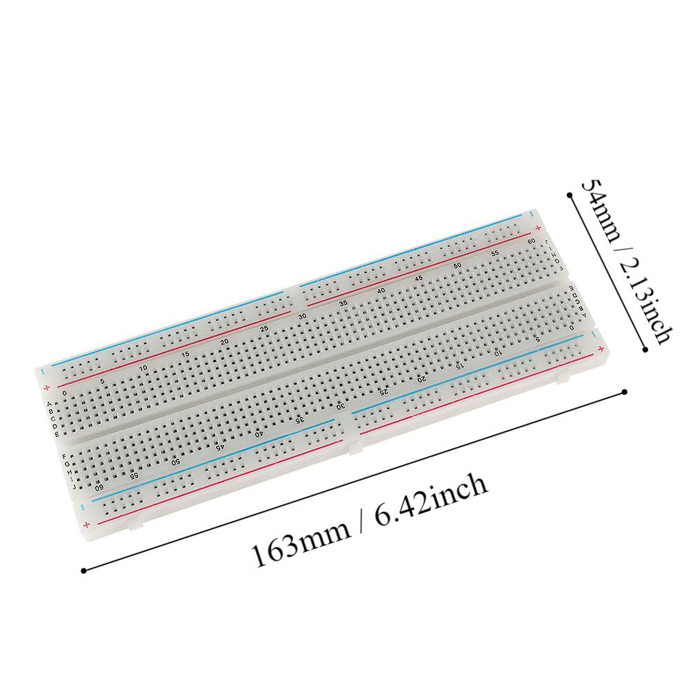 1/2/5PCS MB102 Breadboard 830 Points Solderless PCB Bread Board Protoboard Circuit PCB for Arduino MB-102