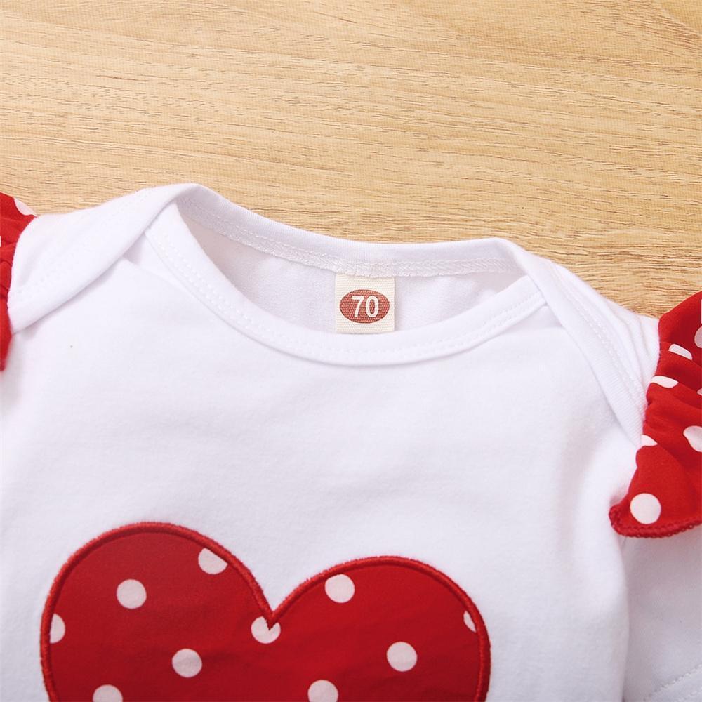 0-18 Monate Neugeborenes Baby Mädchen Süßes Pünktchen Sommer Outfit Set Kurzarm Body+Hose+Stirnband Kleinkind Mädchen Kleidung