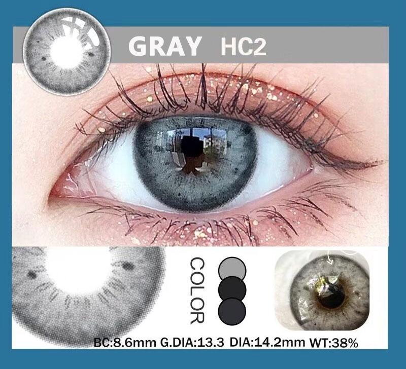 Farbige Kontaktlinsen JeweLens 2 Stück HC2-Serie