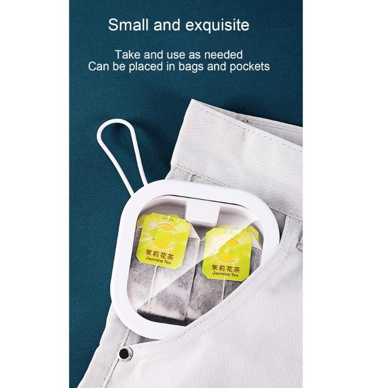 Hair Tie Organizer Portable Travel Qtip Holder Hair Accessories Storage Box Hair