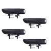 Car Exterior Door Handles, ABS Material, Black, 4-Door Compatible
