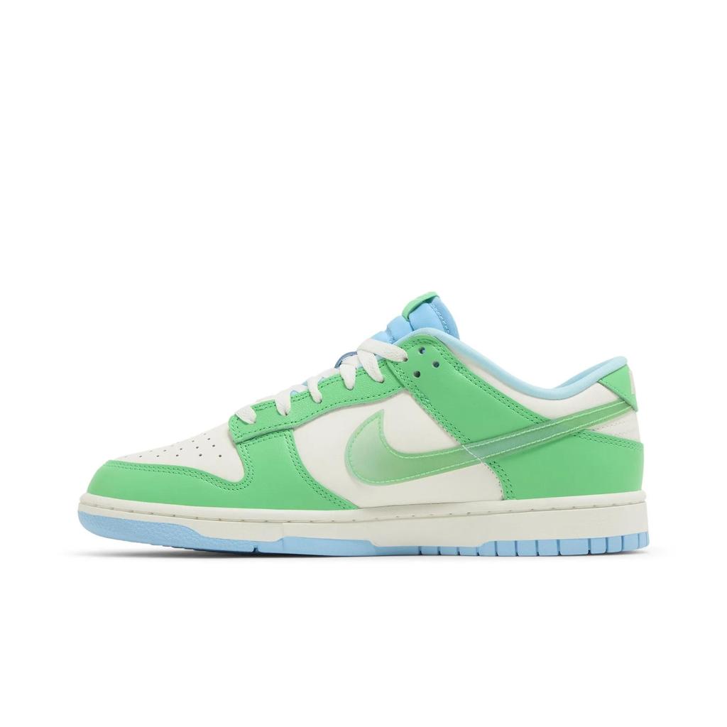 Nike Dunk Low 'Green Shock' (Unisex) Green Shock / Aquarius Blue / Sail / Vapor Green Skate Shoes FZ4015 399
