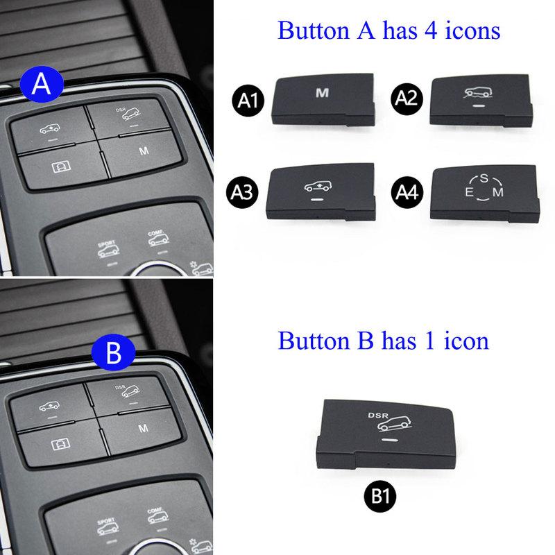 W166 W292 Car Accessories Button Suspension Height DSR Adjust Downhill Auxiliary Keys Switch For Mercedes BENZ ML GL GLS GLE